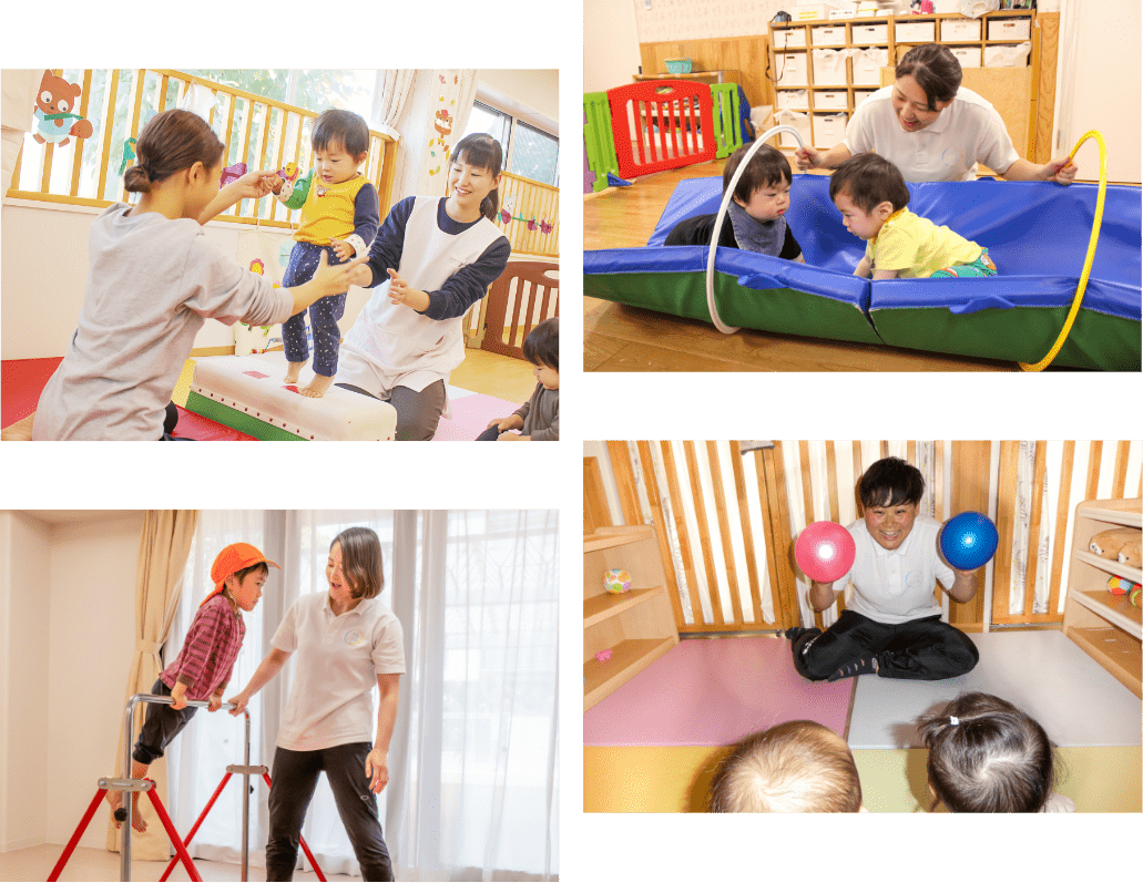 運動の様子の写真