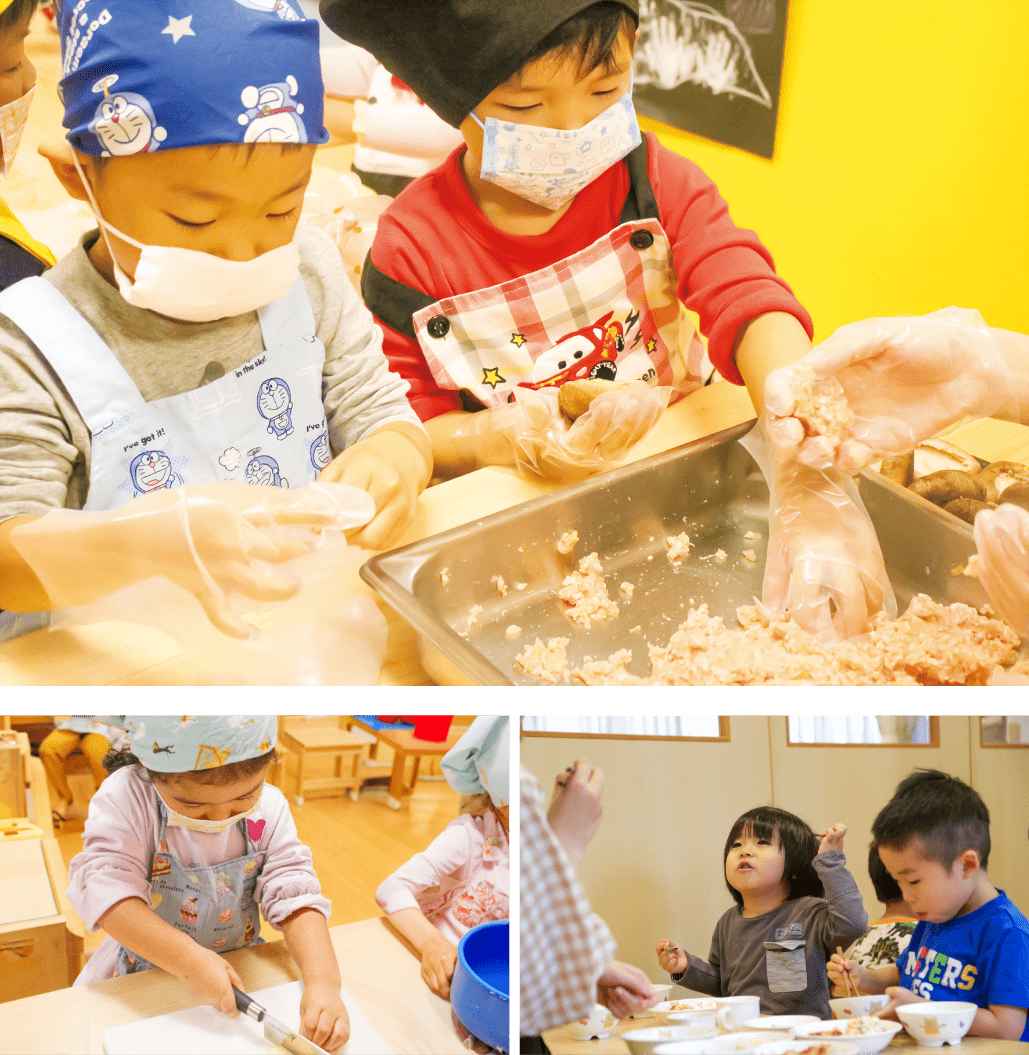 食育の様子の写真